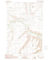 Timber Coulee North Montana Historical topographic map, 1:24000 scale, 7.5 X 7.5 Minute, Year 1987