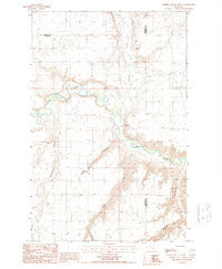 Timber Coulee North Montana Historical topographic map, 1:24000 scale, 7.5 X 7.5 Minute, Year 1987
