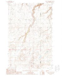 Timber Coulee South Montana Historical topographic map, 1:24000 scale, 7.5 X 7.5 Minute, Year 1987