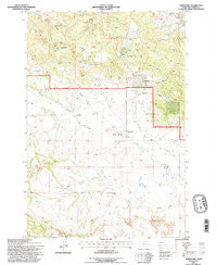 Timber Hill Montana Historical topographic map, 1:24000 scale, 7.5 X 7.5 Minute, Year 1993