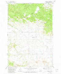 Timber Hill Montana Historical topographic map, 1:24000 scale, 7.5 X 7.5 Minute, Year 1980
