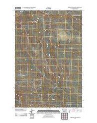 Timber Buttes North Montana Historical topographic map, 1:24000 scale, 7.5 X 7.5 Minute, Year 2011