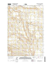 Timber Buttes North Montana Current topographic map, 1:24000 scale, 7.5 X 7.5 Minute, Year 2014