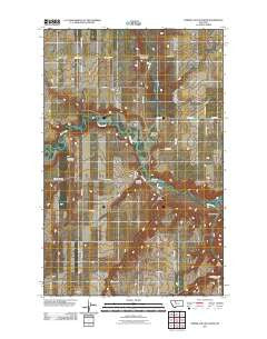 Timber Coulee North Montana Historical topographic map, 1:24000 scale, 7.5 X 7.5 Minute, Year 2011
