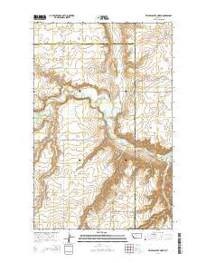 Timber Coulee North Montana Current topographic map, 1:24000 scale, 7.5 X 7.5 Minute, Year 2014