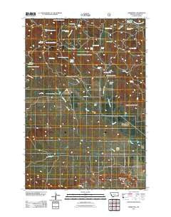 Timber Hill Montana Historical topographic map, 1:24000 scale, 7.5 X 7.5 Minute, Year 2011