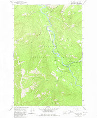 Tin Creek Montana Historical topographic map, 1:24000 scale, 7.5 X 7.5 Minute, Year 1965