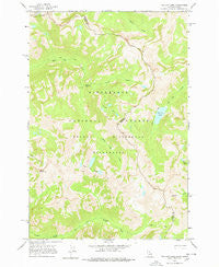 Tin Cup Lake Montana Historical topographic map, 1:24000 scale, 7.5 X 7.5 Minute, Year 1964