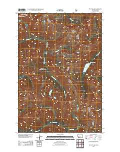 Tin Cup Lake Montana Historical topographic map, 1:24000 scale, 7.5 X 7.5 Minute, Year 2011