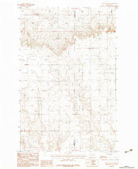 Todd Lakes NE Montana Historical topographic map, 1:24000 scale, 7.5 X 7.5 Minute, Year 1983