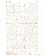 Todd Lakes SE Montana Historical topographic map, 1:24000 scale, 7.5 X 7.5 Minute, Year 1983