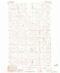 Todd Lakes SE Montana Historical topographic map, 1:24000 scale, 7.5 X 7.5 Minute, Year 1983