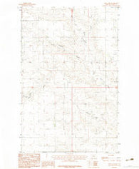 Todd Lakes Montana Historical topographic map, 1:24000 scale, 7.5 X 7.5 Minute, Year 1983