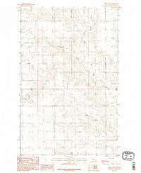 Todd Lakes Montana Historical topographic map, 1:24000 scale, 7.5 X 7.5 Minute, Year 1983