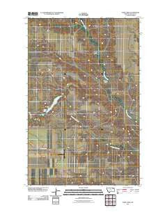 Todd Lakes Montana Historical topographic map, 1:24000 scale, 7.5 X 7.5 Minute, Year 2011