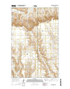 Todd Lakes NE Montana Current topographic map, 1:24000 scale, 7.5 X 7.5 Minute, Year 2014