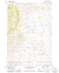 Tolman Flat Montana Historical topographic map, 1:24000 scale, 7.5 X 7.5 Minute, Year 1969
