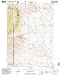 Tolman Flat Montana Historical topographic map, 1:24000 scale, 7.5 X 7.5 Minute, Year 1996