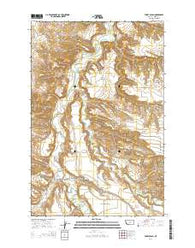 Toney Bench Montana Current topographic map, 1:24000 scale, 7.5 X 7.5 Minute, Year 2014