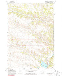 Tongue River Dam Montana Historical topographic map, 1:24000 scale, 7.5 X 7.5 Minute, Year 1967