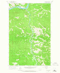 Tony Peak Montana Historical topographic map, 1:24000 scale, 7.5 X 7.5 Minute, Year 1963
