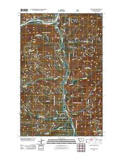 Tony Peak Montana Historical topographic map, 1:24000 scale, 7.5 X 7.5 Minute, Year 2011