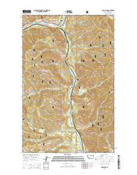 Tony Peak Montana Current topographic map, 1:24000 scale, 7.5 X 7.5 Minute, Year 2014