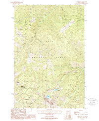Torino Peak Montana Historical topographic map, 1:24000 scale, 7.5 X 7.5 Minute, Year 1988