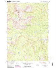 Torrey Mountain Montana Historical topographic map, 1:24000 scale, 7.5 X 7.5 Minute, Year 1952