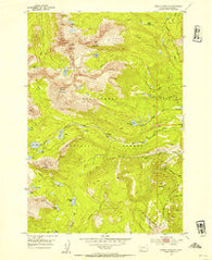 Torrey Mountain Montana Historical topographic map, 1:24000 scale, 7.5 X 7.5 Minute, Year 1952
