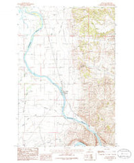 Toston Montana Historical topographic map, 1:24000 scale, 7.5 X 7.5 Minute, Year 1986