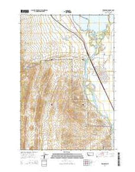 Townsend Montana Current topographic map, 1:24000 scale, 7.5 X 7.5 Minute, Year 2014