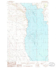 Townsend NE Montana Historical topographic map, 1:24000 scale, 7.5 X 7.5 Minute, Year 1986