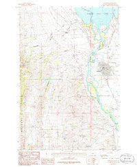 Townsend Montana Historical topographic map, 1:24000 scale, 7.5 X 7.5 Minute, Year 1986