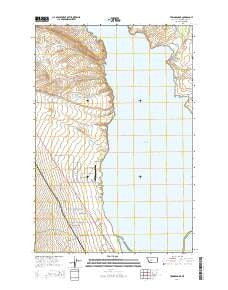 Townsend NE Montana Current topographic map, 1:24000 scale, 7.5 X 7.5 Minute, Year 2014