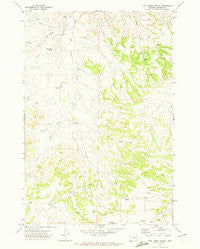 Trail Creek School Montana Historical topographic map, 1:24000 scale, 7.5 X 7.5 Minute, Year 1971