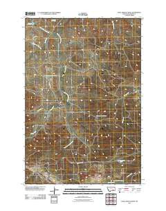 Trail Creek School Montana Historical topographic map, 1:24000 scale, 7.5 X 7.5 Minute, Year 2011