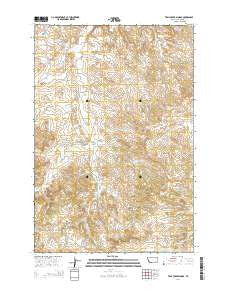Trail Creek School Montana Current topographic map, 1:24000 scale, 7.5 X 7.5 Minute, Year 2014