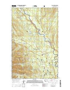 Trailcreek Montana Current topographic map, 1:24000 scale, 7.5 X 7.5 Minute, Year 2014