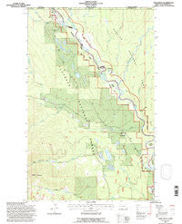 Trailcreek Montana Historical topographic map, 1:24000 scale, 7.5 X 7.5 Minute, Year 1994