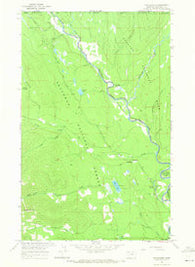 Trailcreek Montana Historical topographic map, 1:24000 scale, 7.5 X 7.5 Minute, Year 1966