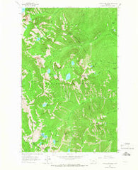Treasure Mountain Montana Historical topographic map, 1:24000 scale, 7.5 X 7.5 Minute, Year 1963