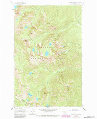 Treasure Mountain Montana Historical topographic map, 1:24000 scale, 7.5 X 7.5 Minute, Year 1963