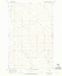 Tree Coulee School Montana Historical topographic map, 1:24000 scale, 7.5 X 7.5 Minute, Year 1965