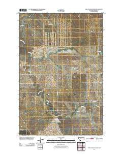 Tree Coulee School Montana Historical topographic map, 1:24000 scale, 7.5 X 7.5 Minute, Year 2011