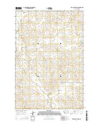 Tree Coulee School Montana Current topographic map, 1:24000 scale, 7.5 X 7.5 Minute, Year 2014