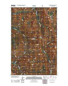 Trilobite Peak Montana Historical topographic map, 1:24000 scale, 7.5 X 7.5 Minute, Year 2011