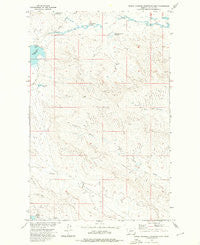 Triple Crossing Reservoir East Montana Historical topographic map, 1:24000 scale, 7.5 X 7.5 Minute, Year 1973