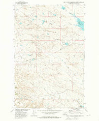 Triple Crossing Reservoir West Montana Historical topographic map, 1:24000 scale, 7.5 X 7.5 Minute, Year 1973