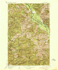 Trout Creek Montana Historical topographic map, 1:125000 scale, 30 X 30 Minute, Year 1936